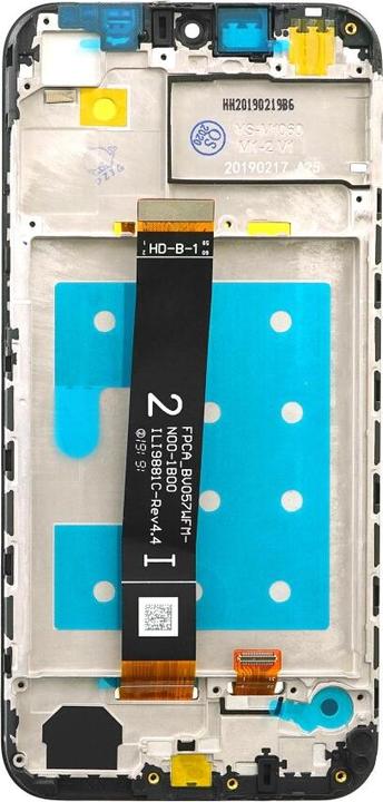 Actual product image OEM Display unit + frame for Huawei Y5 2019 black, without logo (Huawei Y5 (2019))