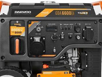 Immagine prodotto Daewoo Power Products Generatore di corrente con inverter (5000 W, 17 l)