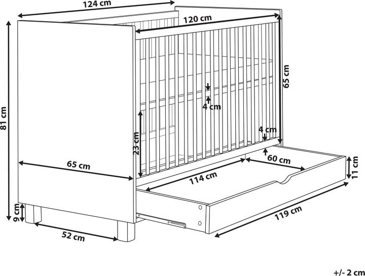 Produktbild Beliani Gunnar (60 x 120 cm)