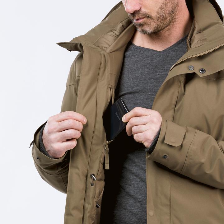 Produktbild Quechua Parka Winterjacke Herren warm bis -10 °C wasserdicht Winterwandern - SH500 blau (3XL)