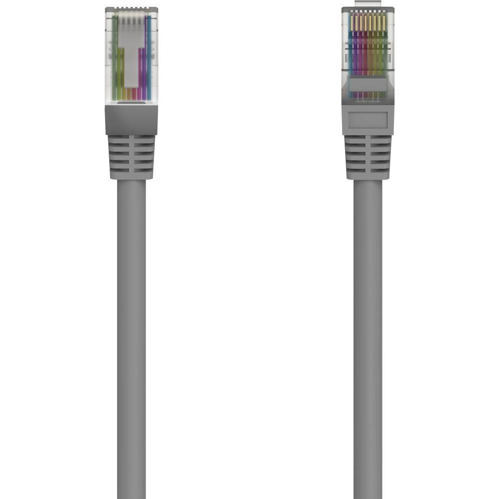 Hama Netzwerkkabel, CAT-5e, 1 Gbit/s, U/UTP, 10,00 m (U/UTP, CAT5e, 10 m), Netzwerkkabel