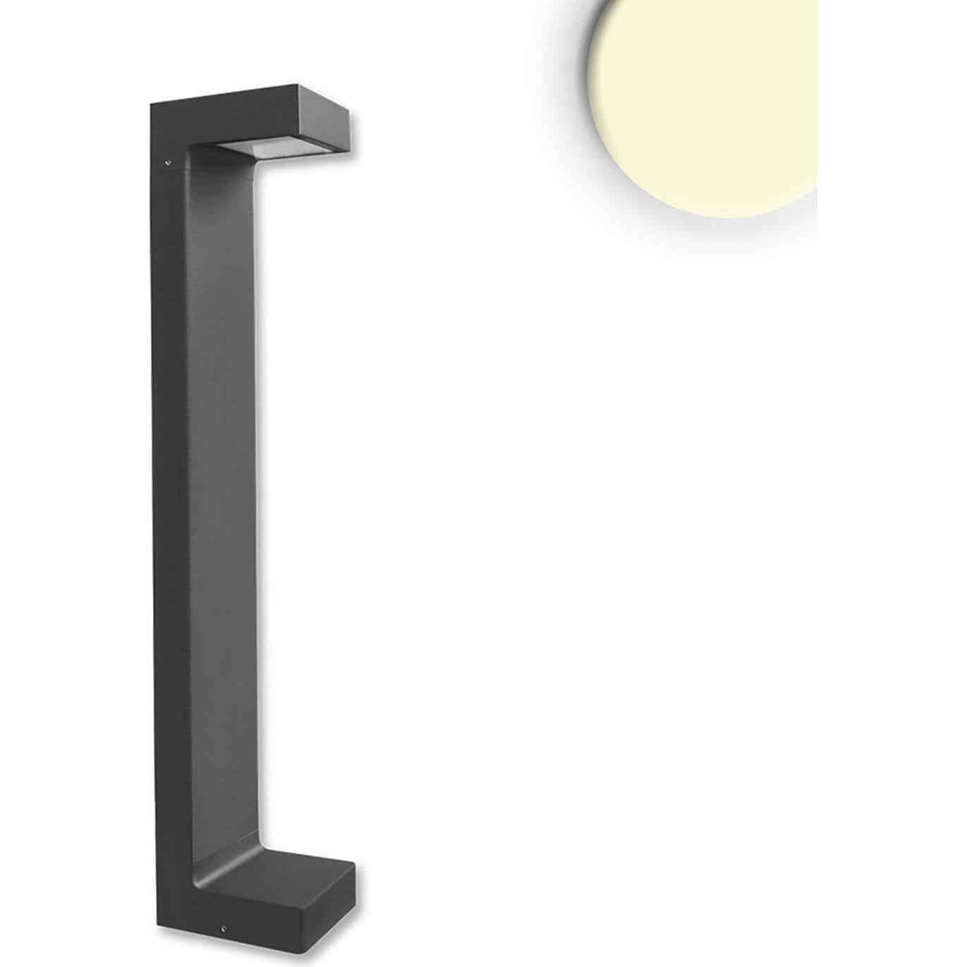 Isoled, Gartenbeleuchtung, LED Wegleuchte Poller Typ1, 60cm, 7W, sandschwarz, warmweiss (300 lm, IP54)