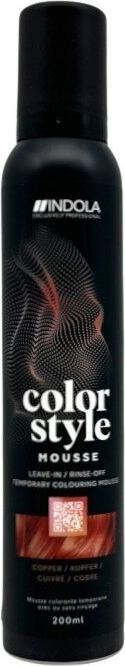 Indola Colour Style Mousse Copper 200 ml (Foaming agent, 200 ml)