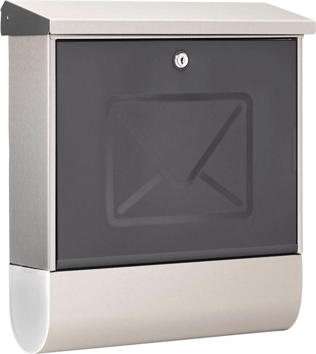 Renz Burg-Wächter side cover for newspaper compartment (post box) U-shaped KST transparent