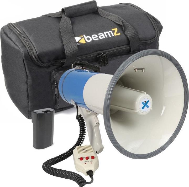 Vonyx Meg060 Megaphon mit Sirene - einschliesslich Bag und wiederaufladbarer Akku - 60W (Megaphon)