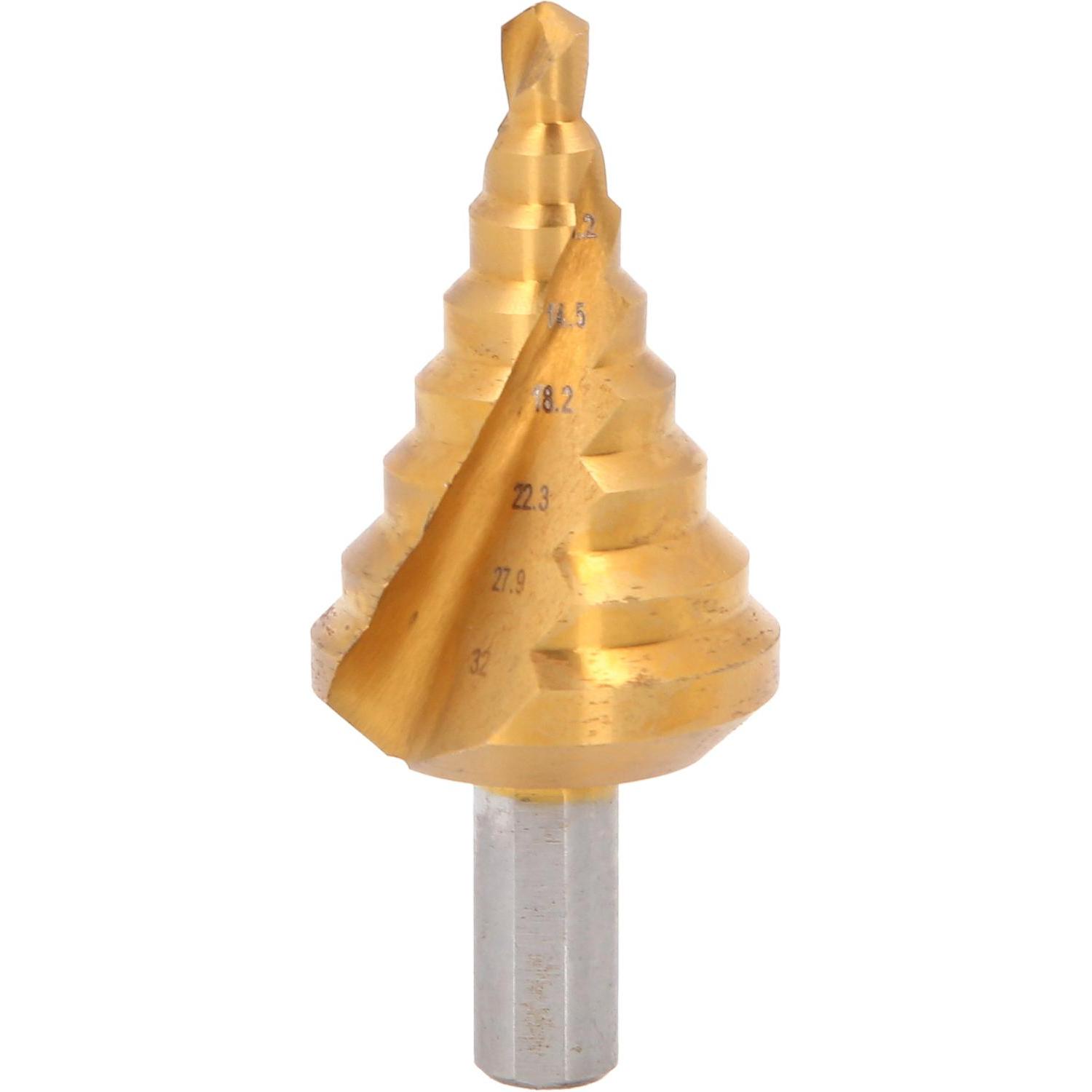 Thumbnail - KS Tools, Bohrereinsatz, HSS-TiN Stufenbohrer (32 Millimeter)