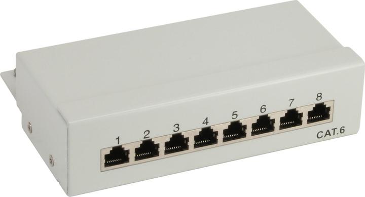 InLine Patchfeld Cat.6 8-fach