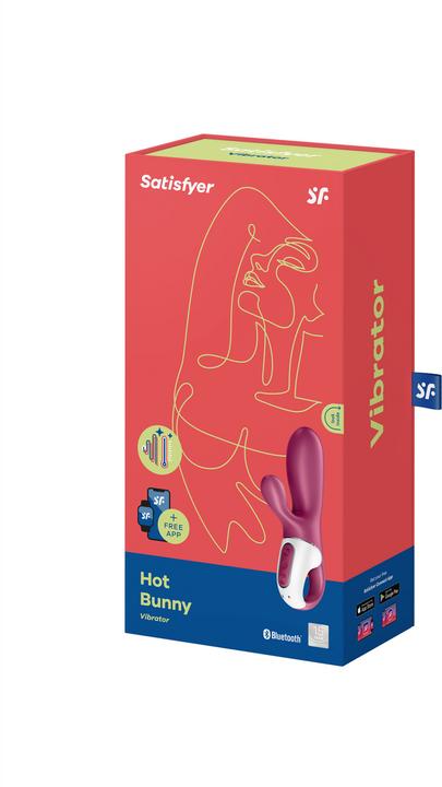Actual product image Satisfyer Hot Bunny - Heated Rabbit Vibrator