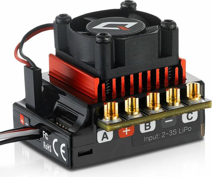 Actual product image Hobbywing QuicRun 10BL120 G2 120A Sensored regulator 2-3s