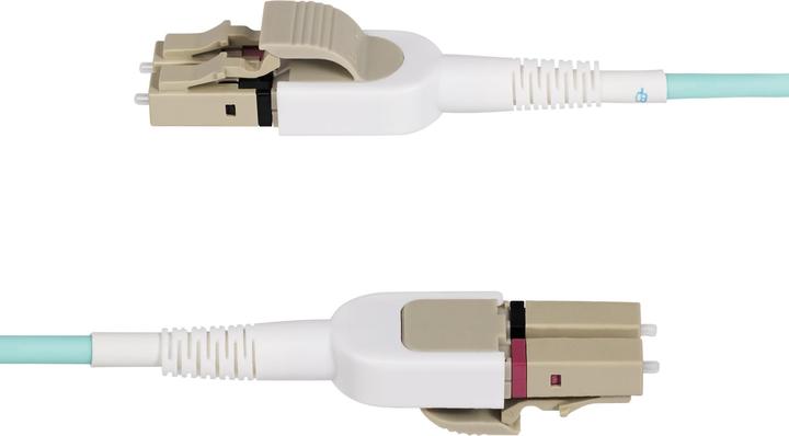 Actual product image StarTech com 5m LC zu LC (UPC) OM4 Multimode Glasfaser Patchkabel, 50/125µm, 100Gbps, Low Insertion (UTP, CAT7, 5 m)