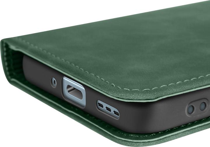 Actual product image OEM Back panel cover TENDER Book Case for OPPO RENO 14 / 14F green (Oppo Reno14, Oppo Reno14 F)