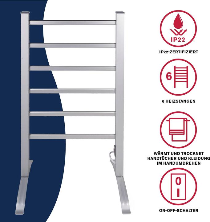 Actual product image Dirt Devil Towel rail with heating