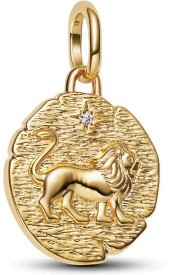Image du produit Pandora Breloque médaillon lion (plaqué or jaune 585/- (14 carats), Alliage métallique)