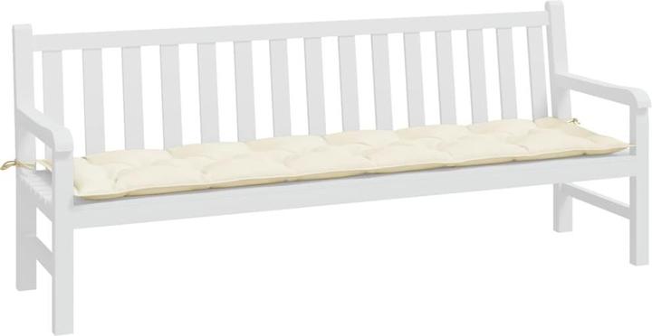 Actual product image vidaXL Garden bench cushion O x ford fabric (200 x 50 x 7 cm)