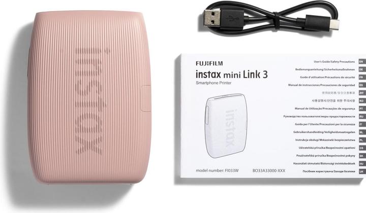 Actual product image Fujifilm Instax Mini Link3 (Colour)
