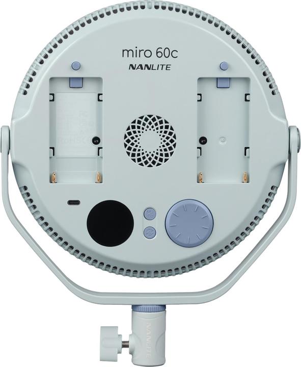 Productafbeelding Nanlite Miro 60C LED Full-Colour Round Panel Light (Mint Blue)