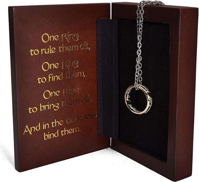 Produktbild Noble Collection Lord of the Rings: The One Ring - Gold Plated Sterling Silver (10)
