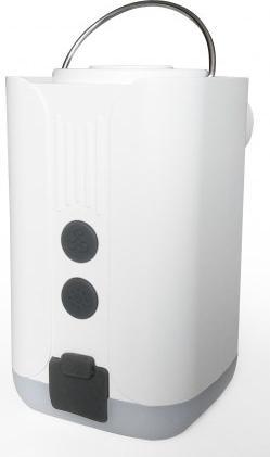 Actual product image Technaxx Mini rechargeable air pump with LED light