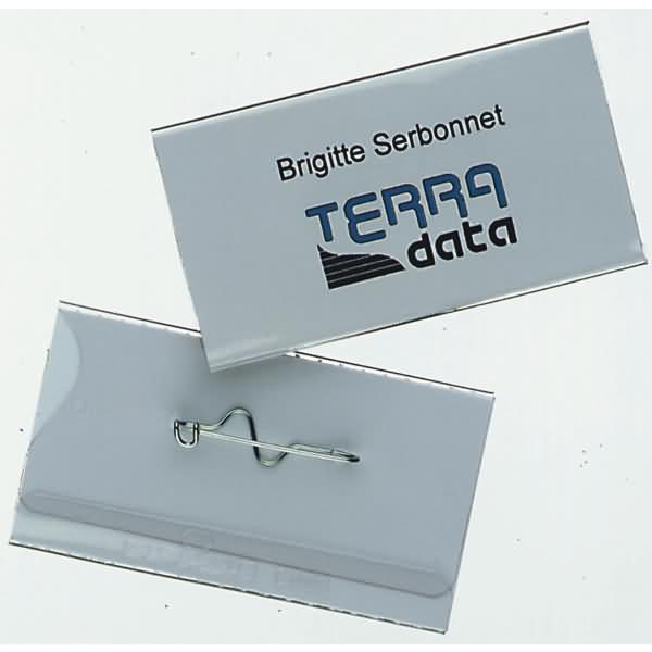 Actual product image Durable Name badges