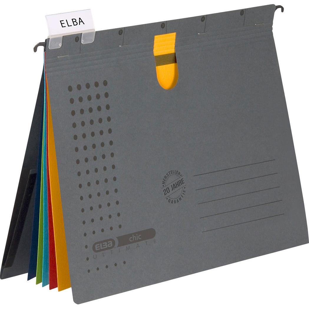 Elba, Mappe, Hefter 100333017 anthrazit VE3 (A4, 3 x)