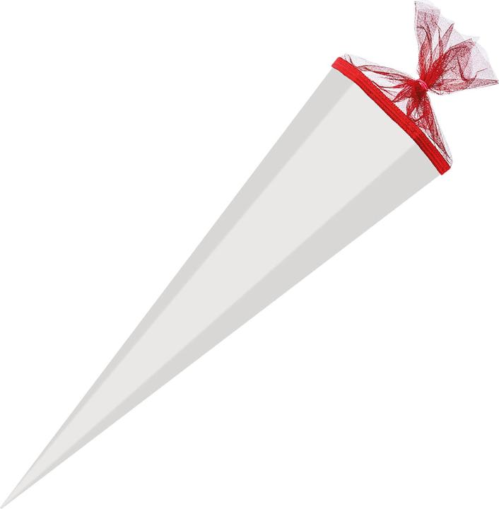 Magni Bastelschultüte weiss 85cm 6-eckig 5-fach sort. (85 cm, 1x)