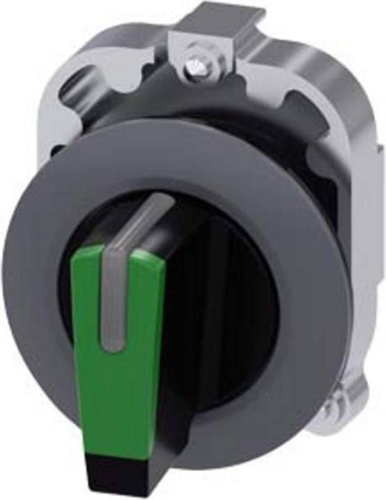 Actual product image Siemens Toggle switch 3stuf bel.b gn rectangular 3SU1062-2DL40-0AA0