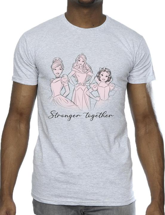 Image du produit Disney - T-shirt PRINCESSES STRONGER TOGETHER - Homme (XXL)