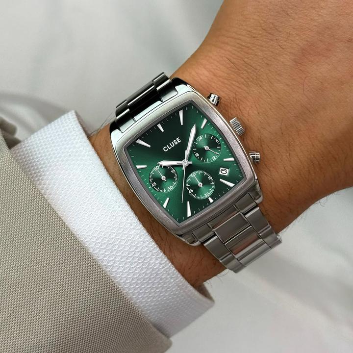 Immagine prodotto Cluse Quartaut Chrono Silver (Cronografo, 35 mm)