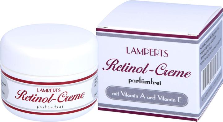 Actual product image Lamberts Retinol Cream fragrance-free Lamperts, 50 ml Cream (50 ml, Night cream)