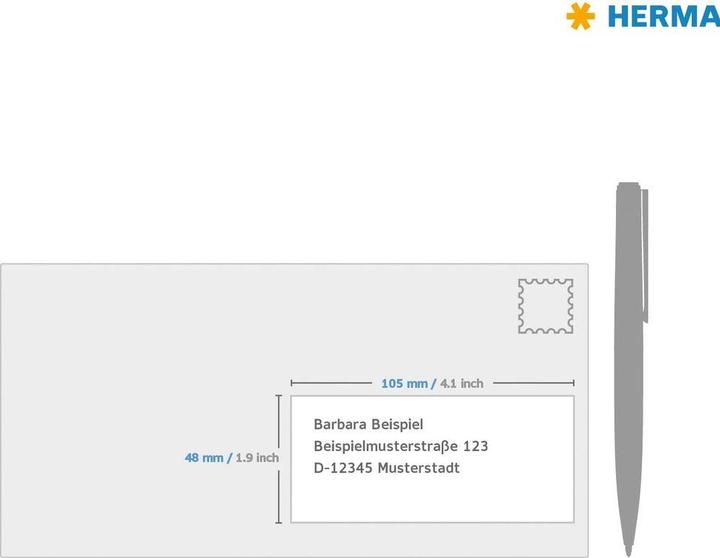 Produktbild HERMA Recycling Etiketten A4