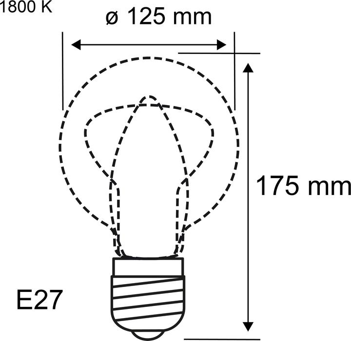 Produktbild Paulmann 1879 Filament Globe (E27, 4 W, 230 lm, 1 x)