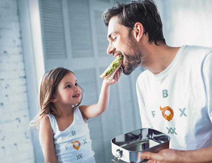 Actual product image Foxboxx Lunch box set with dividers