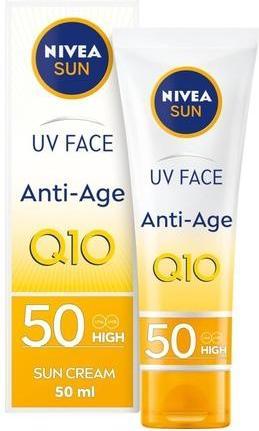 Actual product image NIVEA Sun UV Face Q10 Anti-Age (Sun cream face, SPF 50, 50 ml, 150 g)