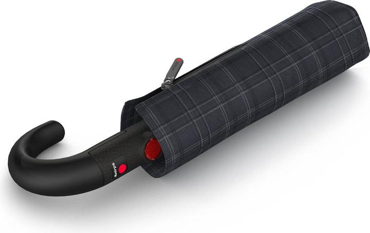 Produktbild Knirps T.260 medium duomatic men's prints check with crook handle