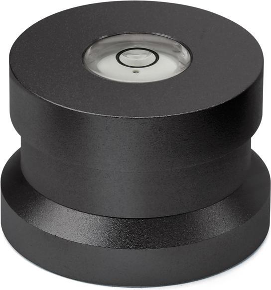 Actual product image Dynavox Aluminium Single Puck ASP3 with bubble level black (Panel weight)