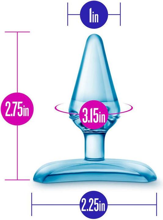Produktbild Blush Play with Me - Jolly Plug - Petite 2.75" Anal Plug - Tapered Head for Easy Insertion Perfect f