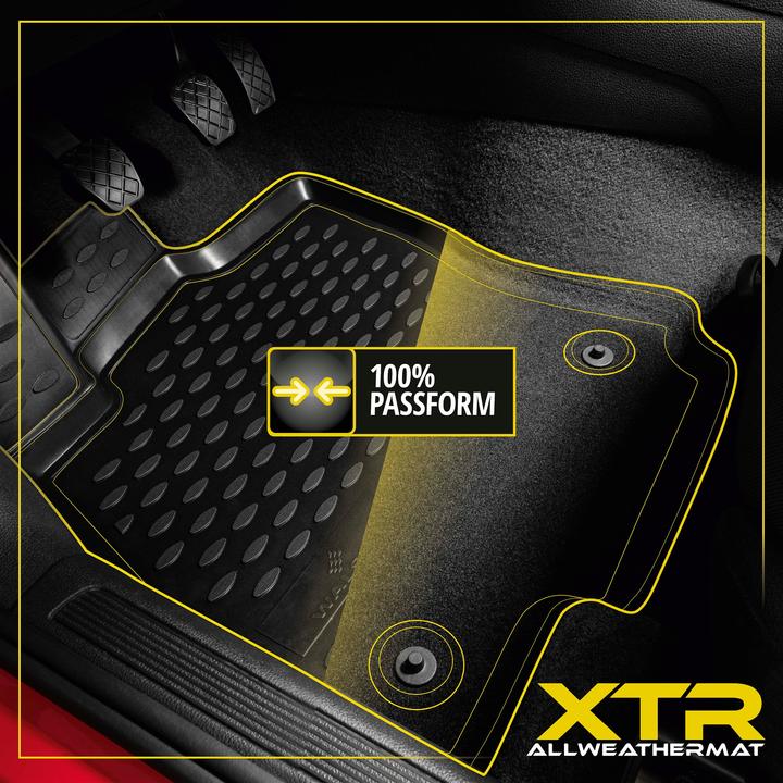 Actual product image Walser Rubber mats XTR for Fiat Grande Punto 06/2005-today, Fiat Punto 01/2012-today (2 front mats + 2 rear mats)