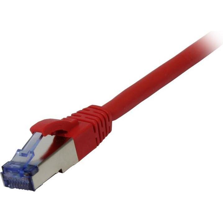 Synergy 21 Patchkabel RJ45 CAT6A 500Mhz 5m rot S-STP S/FTP Komponent getestet AWG26 (S/FTP, CAT6a, 5 m), Netzwerkkabel