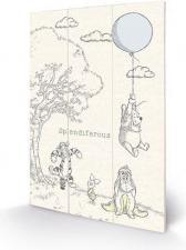 Pyramid DISNEY - Winnie the Pooh - Impression sur bois 20x29.5cm