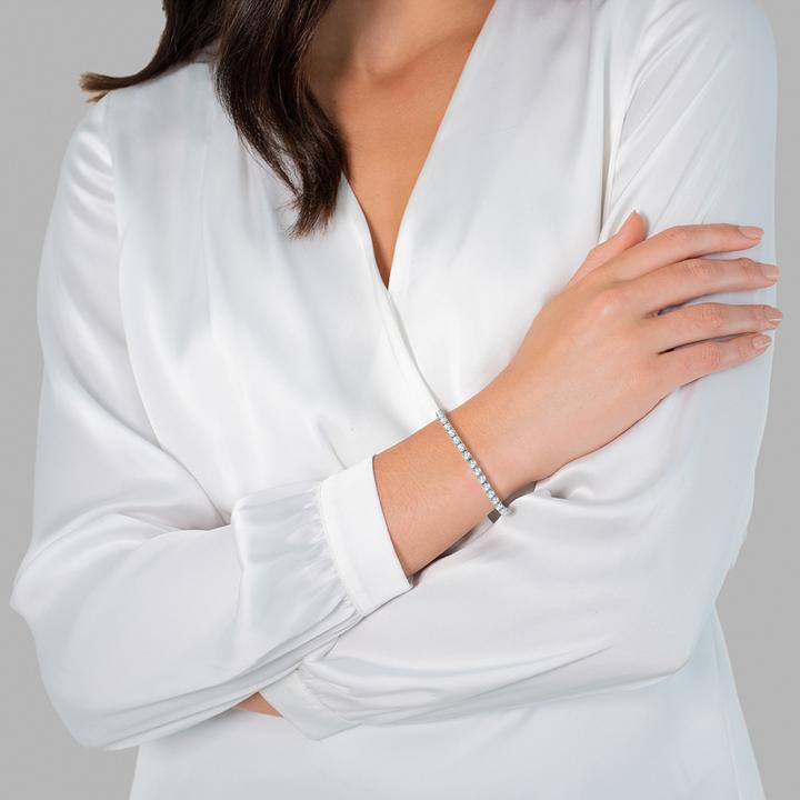 Immagine prodotto Glanzstücke München Donna Argento Zirconia Argento - 34408 (19 cm, Argento)