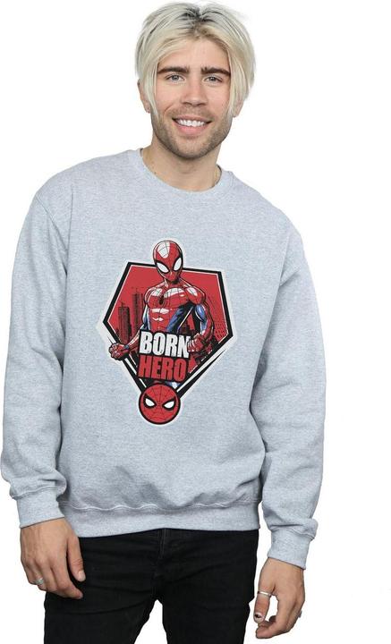 Actual product image Mens Spider-Man Born Hero Sweatshirt (XXL)