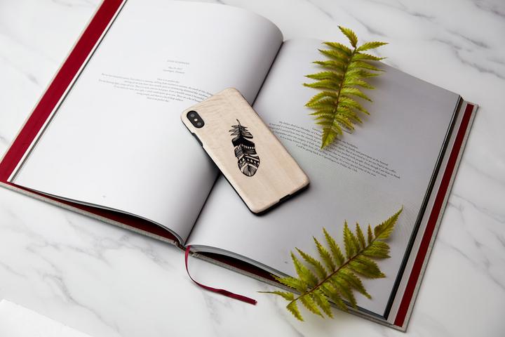 Produktbild Man&Wood SmartPhone case iPhone XS Max indian black (Apple iPhone XS Max)