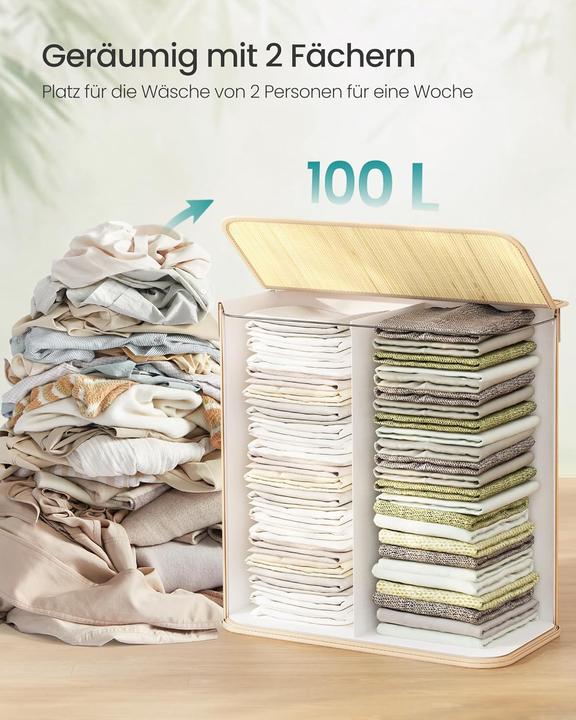Image du produit Songmics Panier à linge (100 l)