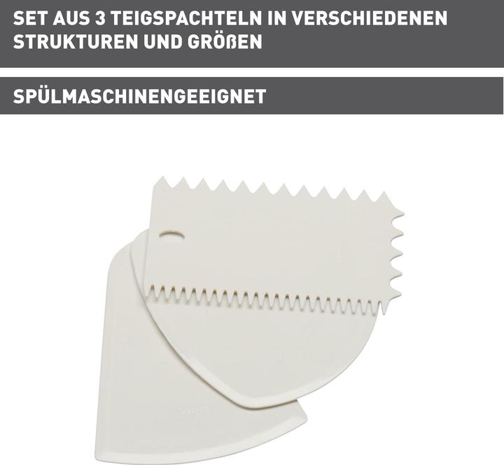 Actual product image Kaiser Pastry spatula set 3 pieces Pâtisserie