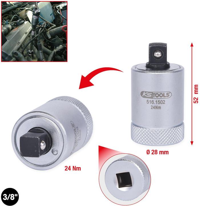 Produktbild KS Tools 516.1502 (3/8", 24 Nm)
