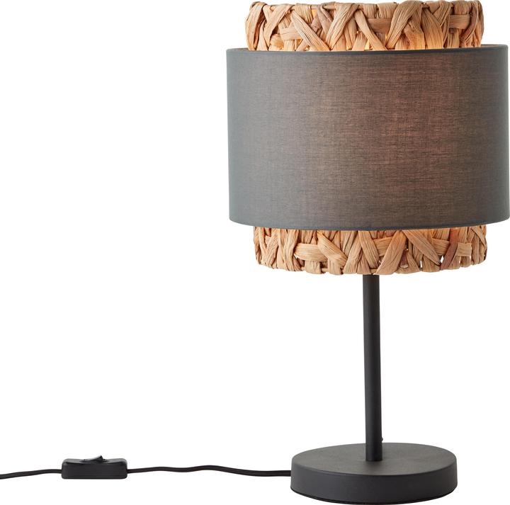 Actual product image Brilliant Waterlilly Table Lamp 45cm grey/beige (E27)