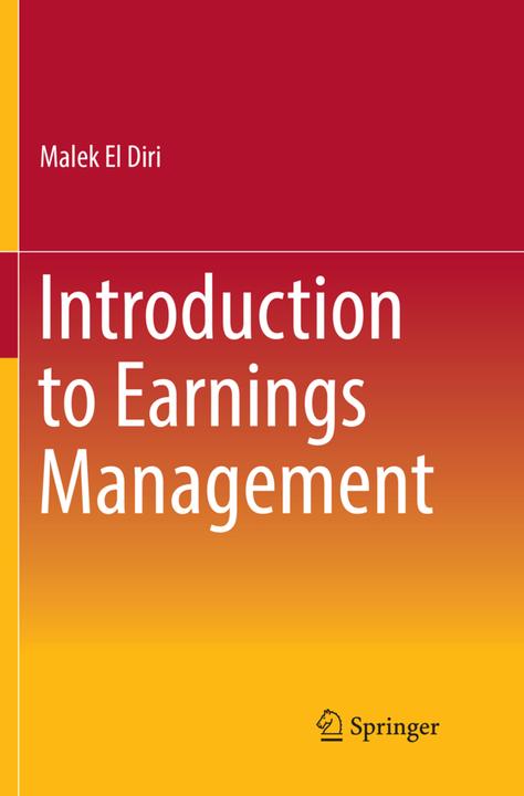 Actual product image Introduction to Earnings Management (Dutch, Malek El Diri, 2018)