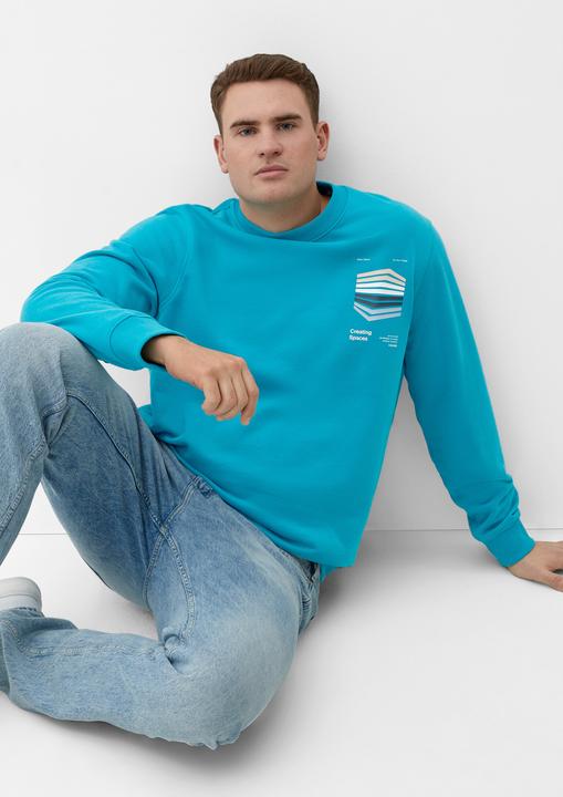 Produktbild s.Oliver Sweatshirt Sweatshirt mit Frontprint (XXL)