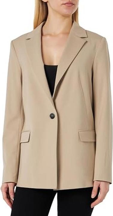 Comma Blazer, lose Passform, Klappentaschen, Reverskragen (40)