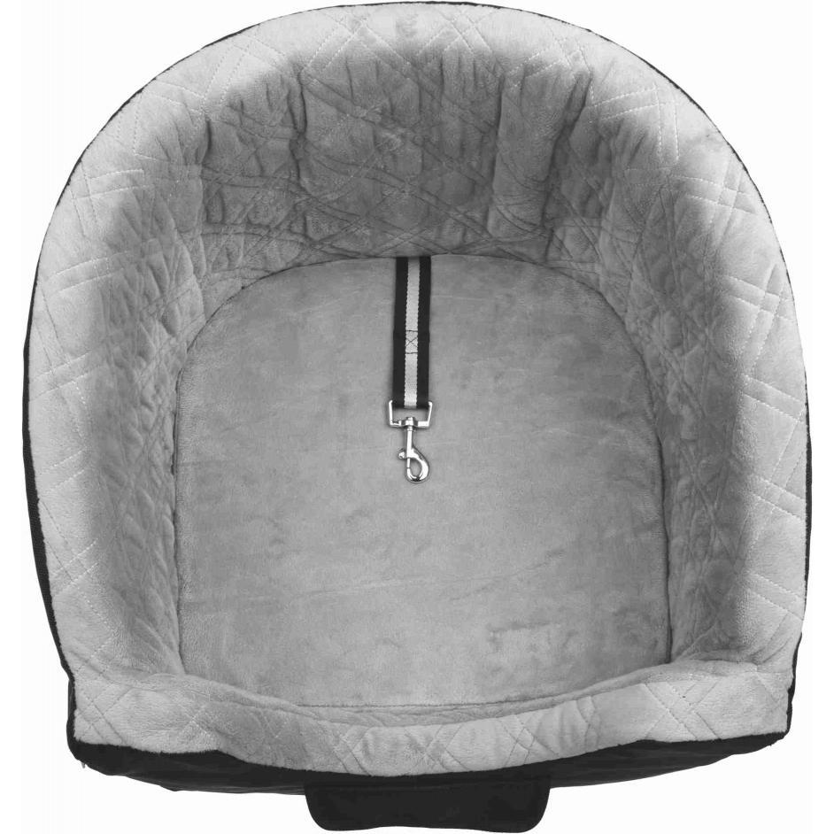TRIXIE Siege de voiture - 45x39x42cm - Noir et gris - Pour chien